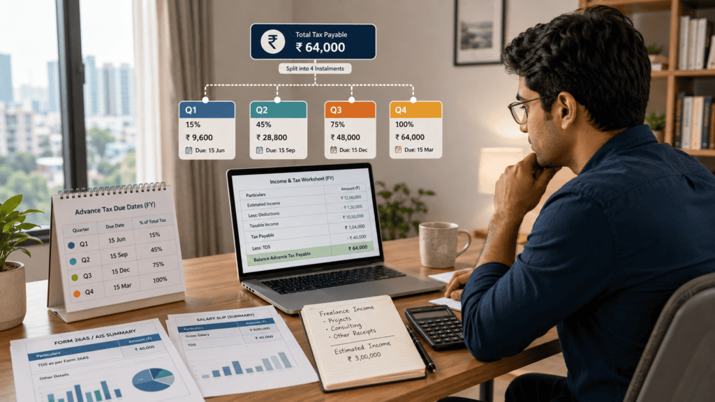 advance tax meaning calculation india quarterly instalmentswebp