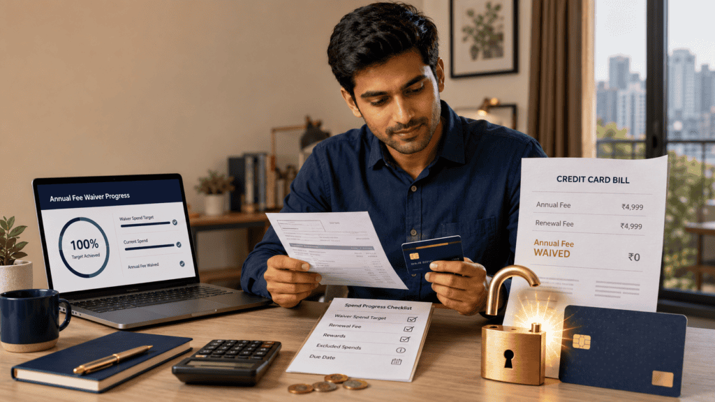 credit card annual fee waiver india guide