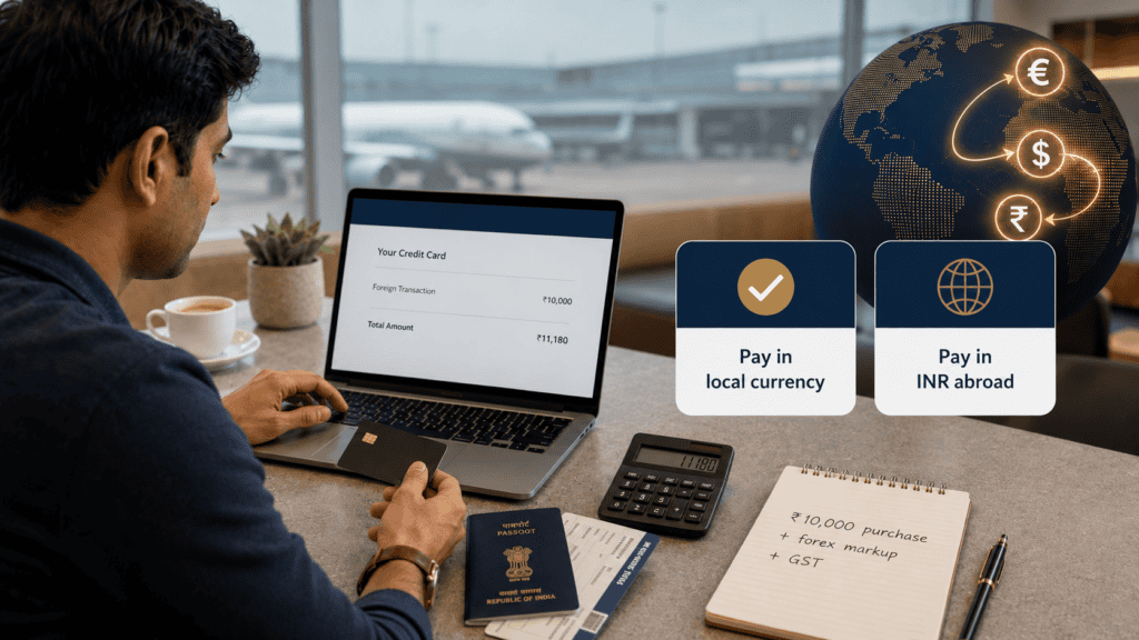 credit card foreign transaction charges india