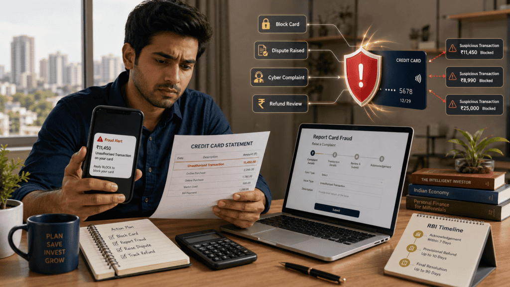 credit card fraud report refund indiawebp