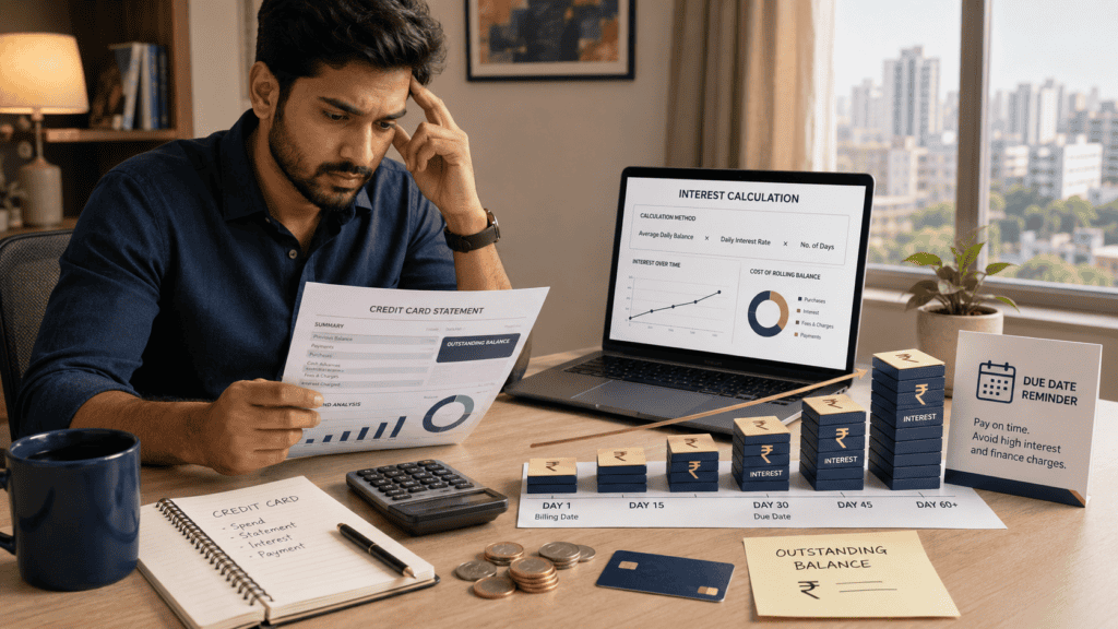 credit card interest rate calculation india featured image