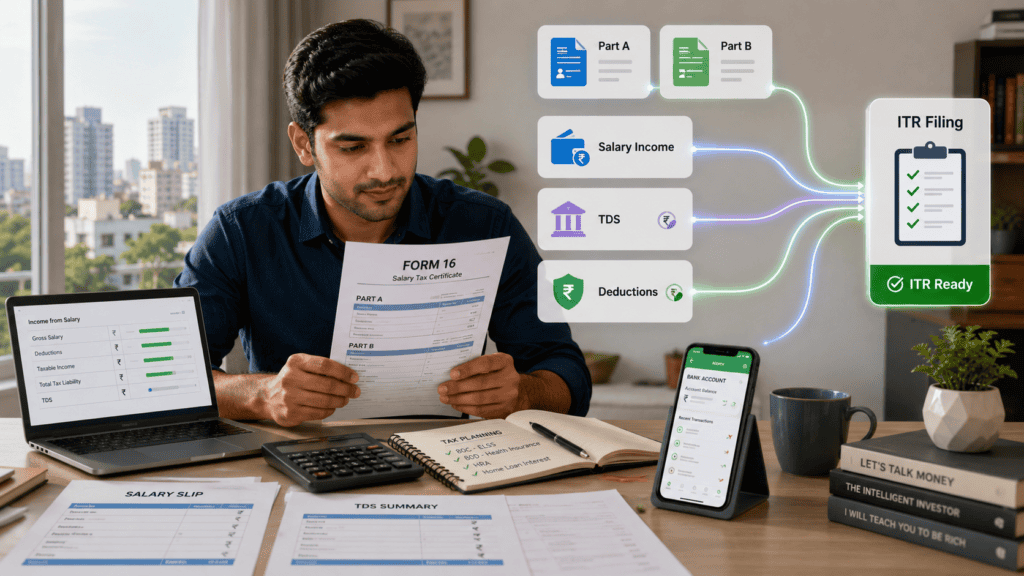 form 16 meaning before itr filing indian salaried employeewebp