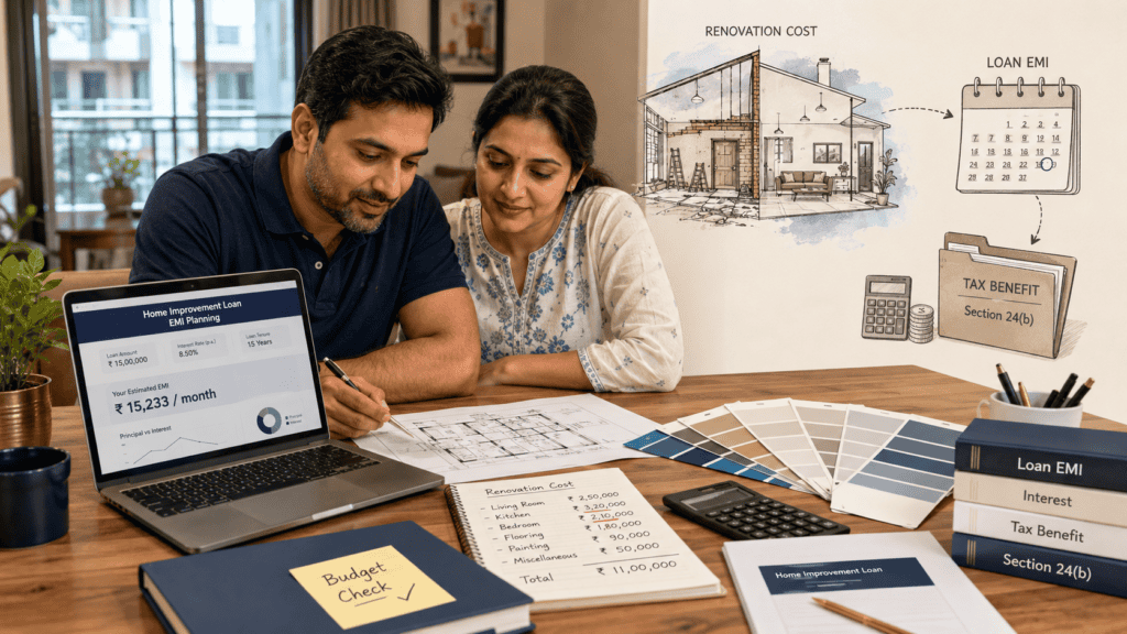 home improvement loan tax benefit india featured image