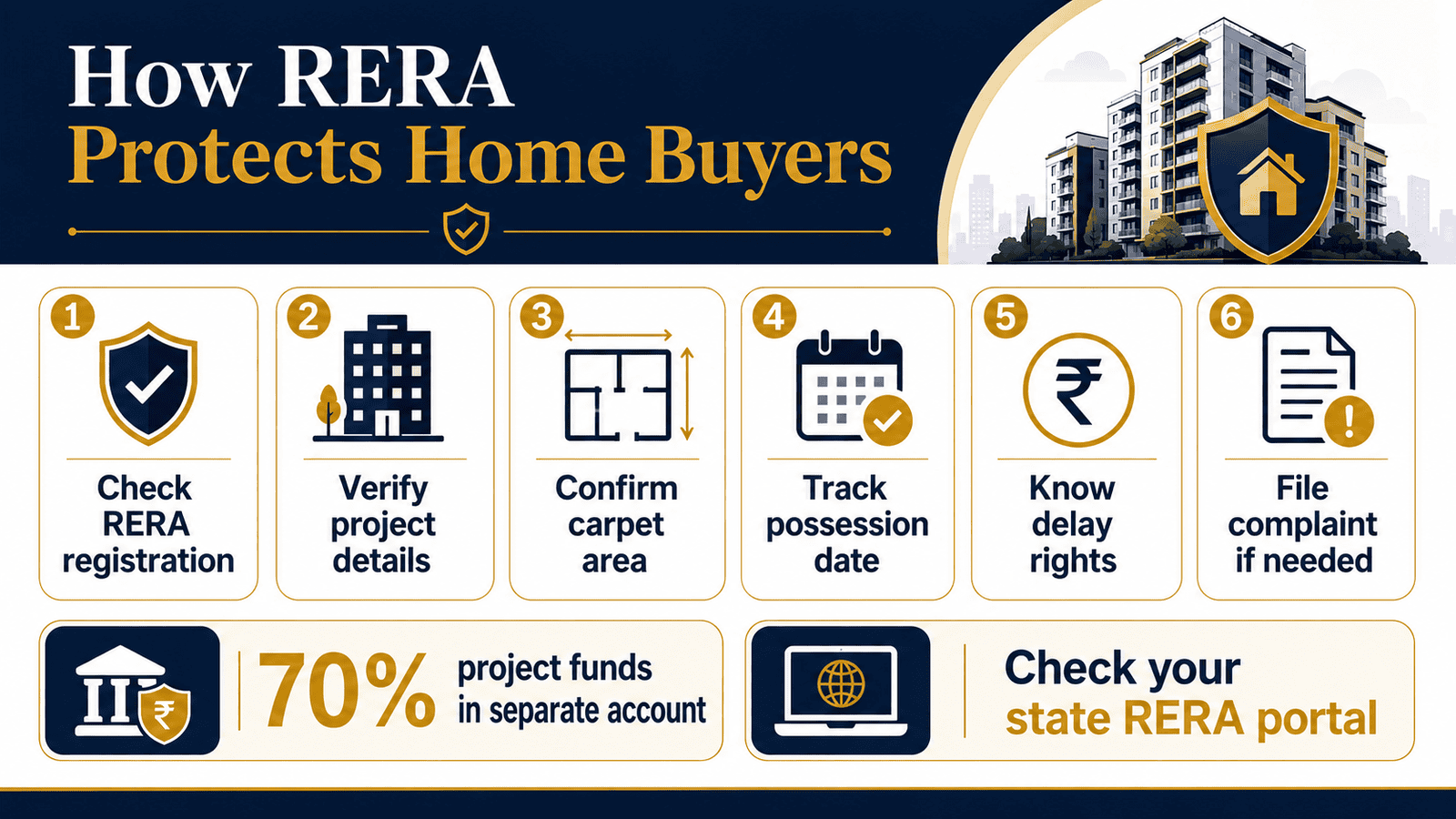 how rera protects home buyers infographic