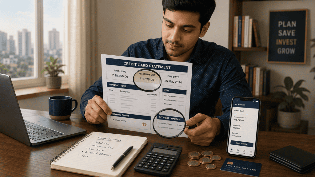 how to read credit card statement india featured image