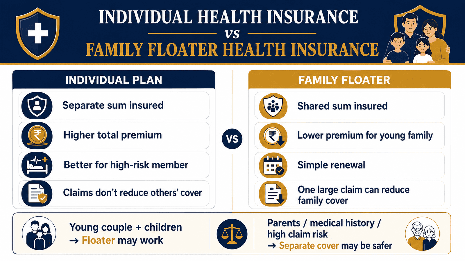 individual vs family floater health insurance comparisonwebp