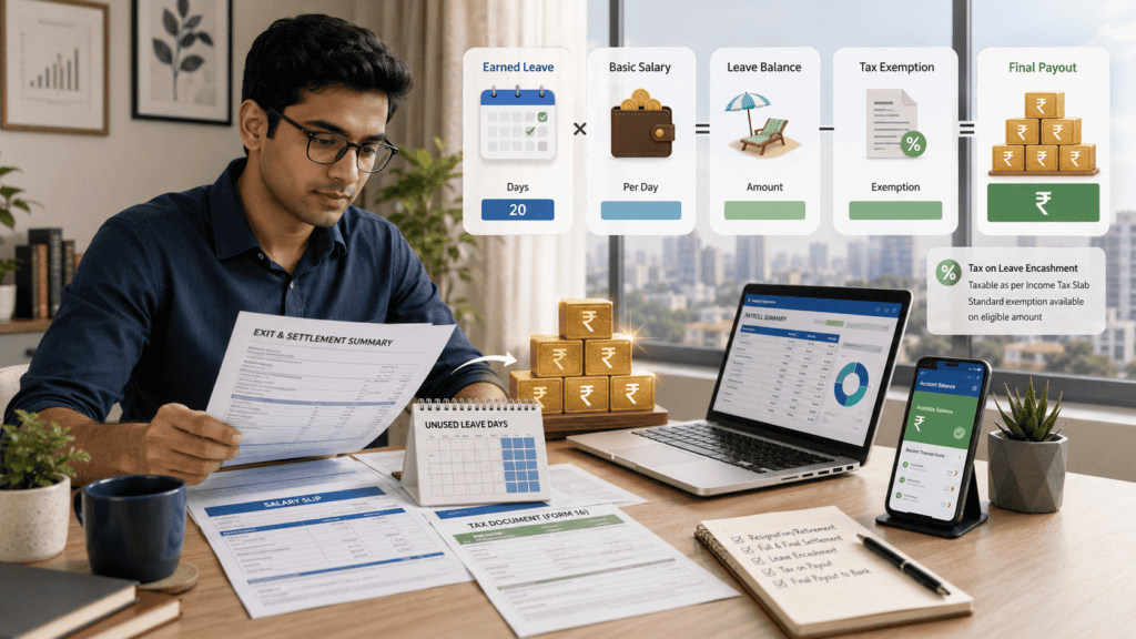 leave encashment calculation india tax final payoutwebp
