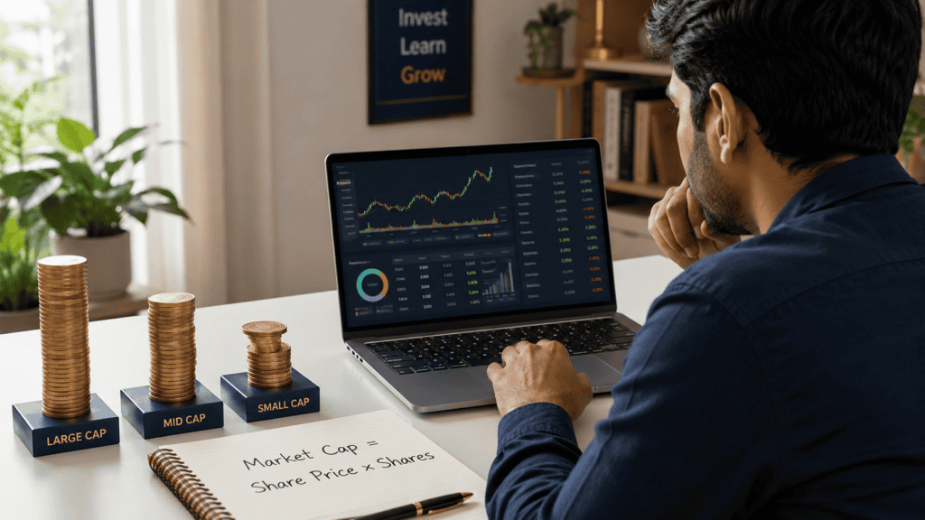 market cap meaning large mid small cap indiawebp