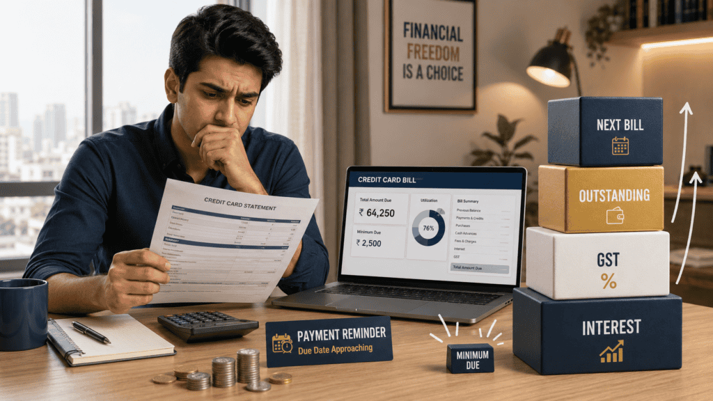 minimum amount due credit card dangerous debt trap