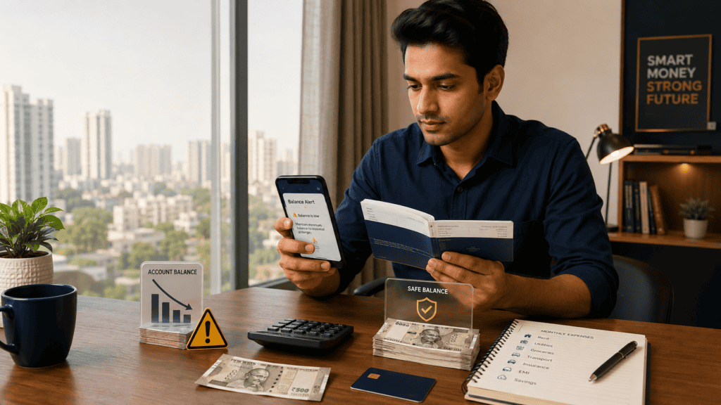 minimum balance charges avoid bank penalties india