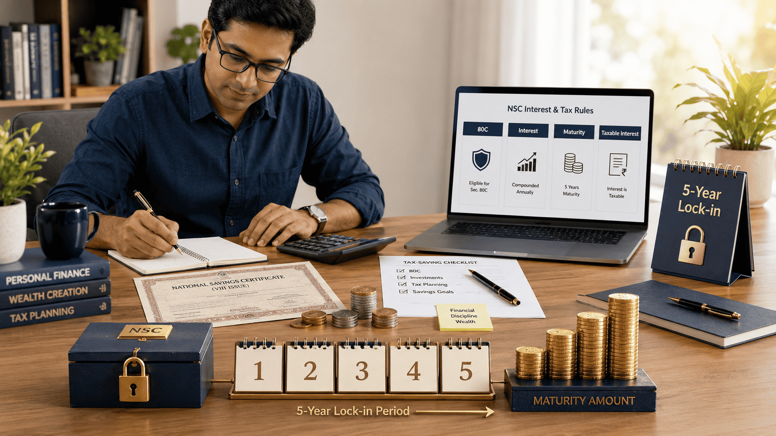 National Savings Certificate (NSC): Interest, Lock-in and Tax Rules
