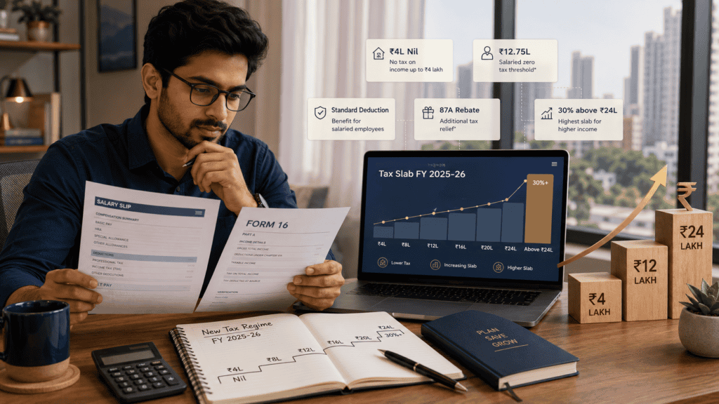 new tax regime slabs fy 2025 26 salaried employee guide