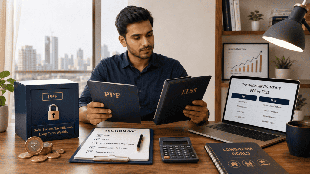 ppf vs elss tax saving long term wealth indiawebp
