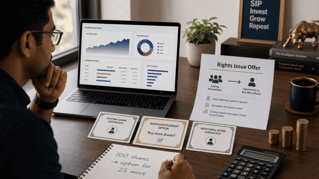rights issue meaning existing shareholders indiawebp