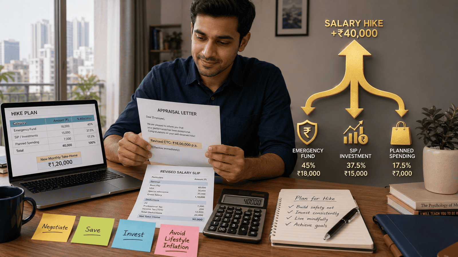 Salary Increase Strategy: How to Negotiate, Save and Invest Every Hike