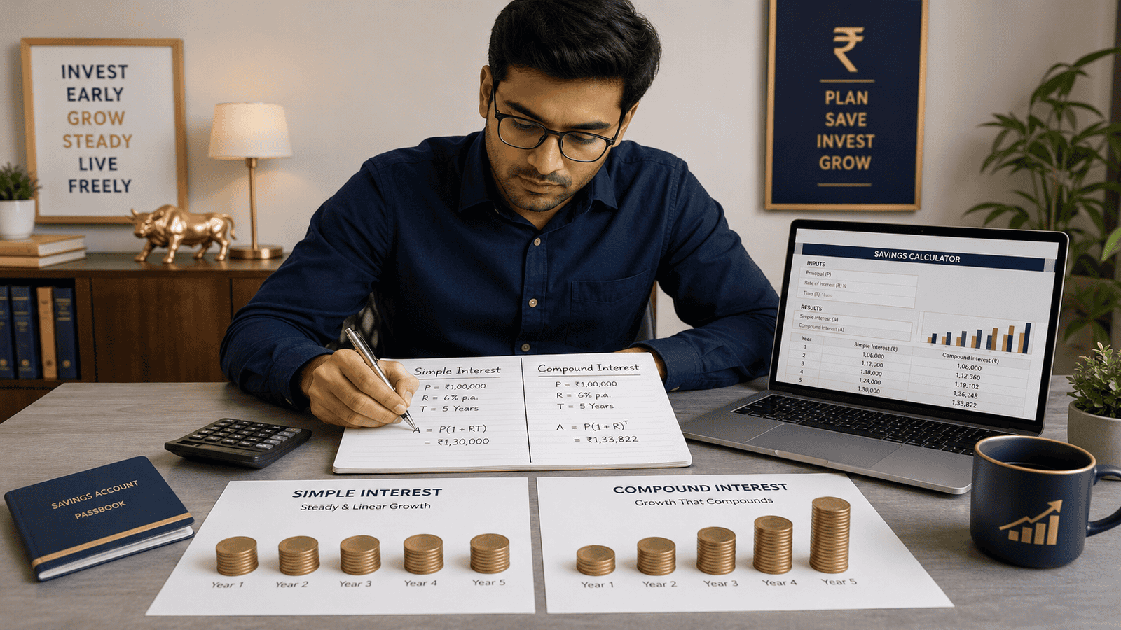 Simple Interest vs Compound Interest: Difference with Examples