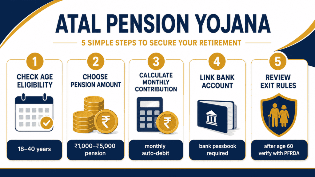 atal pension yojana eligibility contribution pension amount
