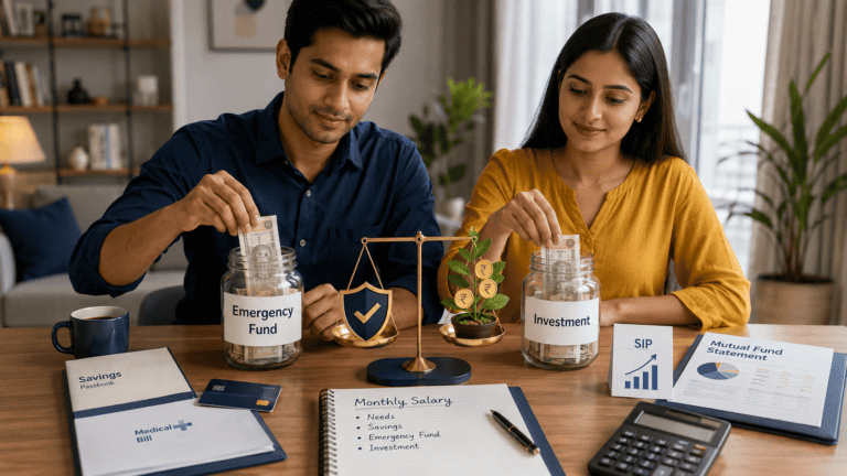 emergency fund vs investment indiawebp