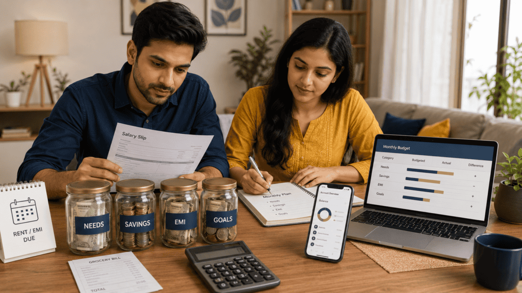 monthly budget for salaried indians step by step guide