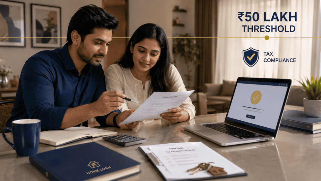 tds on property purchase above 50 lakh form 26qbwebp